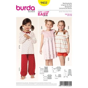Burda Sewing Pattern 9432 - Homeware Age 3-10 X09432BURDA 3 - 10