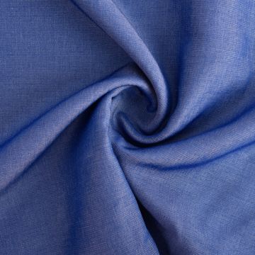 Viscose Chambray Fabric 6 Mid Blue 147cm