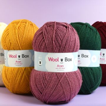 WoolBox Aran with 25% Wool Yarn 400grm Ball