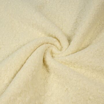 Boucle Knit Fabric 105 Cream 150cm