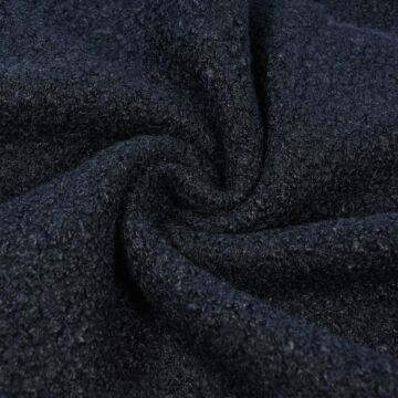 Boucle Knit Fabric 6 Navy 150cm
