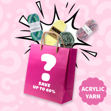 Acrylic Yarn Mystery Bag - Up to 60% OFF or At Least 10 Balls