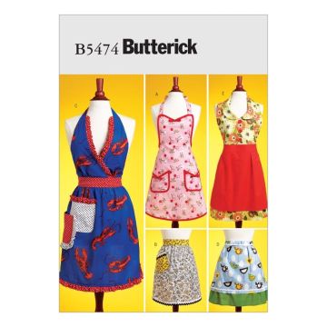 Butterick Sewing Pattern 5474 - Aprons All Sizes B5474XY All Sizes
