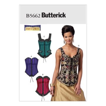 Butterick Sewing Pattern 5662 - Misses Corsets 6-14 B5662A5 6-14