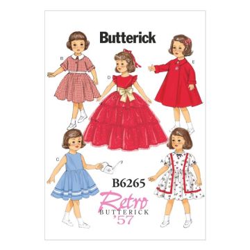 Butterick Sewing Pattern 6265 (OS) - 18" Doll Clothes One Size B6265OSZ One Size