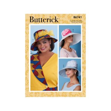 Butterick Sewing Pattern 6741 (A) - Misses Hats S-L B6741A S-M-L