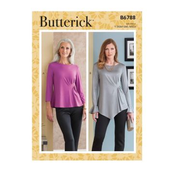 Butterick Sewing Pattern 6788 (Y) - Misses Dress XS-M B6788Y XS-M