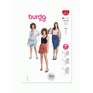 Burda Style Pattern 5811 (8-22) Misses Skirt  8-22