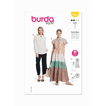 Burda Style Pattern 5823 (10-20) Misses Dress & Blouse  10-20