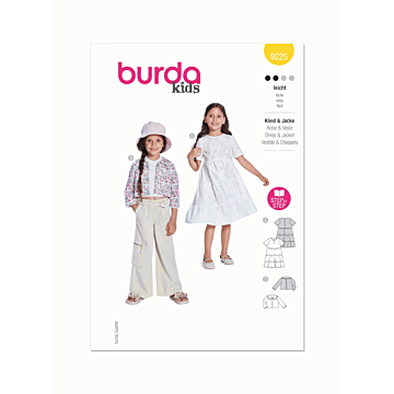 Burda Style Pattern 9225 (5-10) Children's Jacket & Dress  5-10