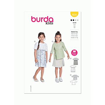 Burda Style Pattern 9226 (2-7) Childrens Dress  2-7