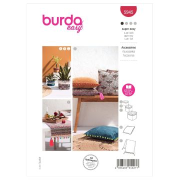 Burda Sewing Pattern 5945 - Home Accessories S-L 5945 S-L