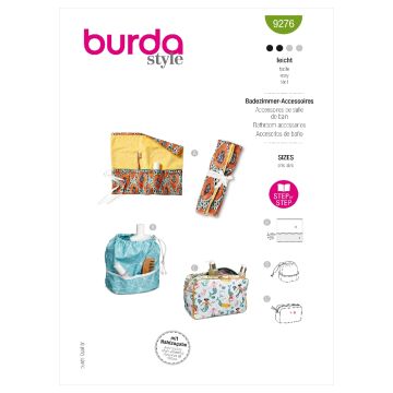 Burda Sewing Pattern 9276 - Bathroom Accessories One Size B9276 One Size
