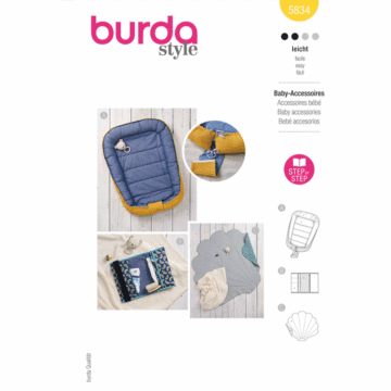 Burda Style Sewing Pattern 5834 Baby Accessories  One Size