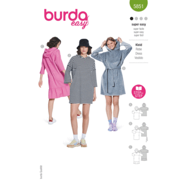 Burda Style Sewing Pattern 5851 Misses' Dress  8-22