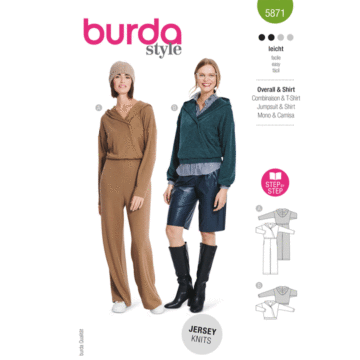 Burda Style Sewing Pattern 5871 Misses' Jumpsuit & Top