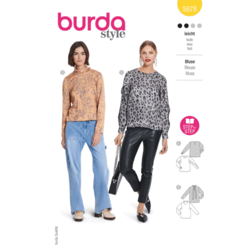 Burda Style Sewing Pattern 5878 Misses' Blouse  8-18