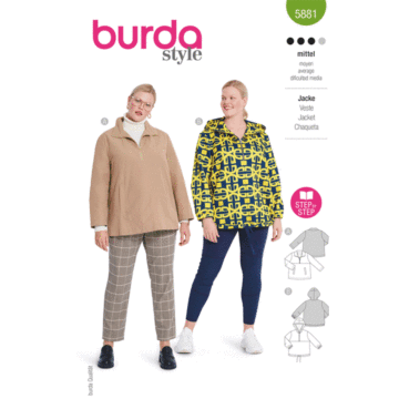 Burda Style Sewing Pattern 5881 Misses' Jacket  18-28