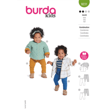 Burda Style Sewing Pattern 9231 Babies' Coordinates  1m-18m