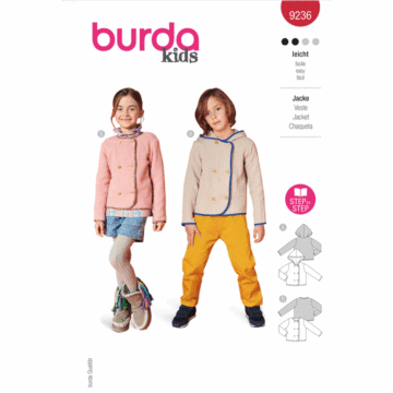 Burda Style Sewing Pattern 9236 Children's Jacket  4-11