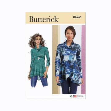 Butterick Sewing Pattern 6961 (D5) Misses' Knit Tops  4-6-8-10-12