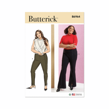 Butterick Sewing Pattern 6964 (W2) Women's Pants  20W-22W-24W-26W-28W