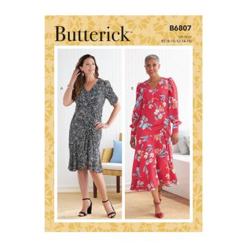 Butterick Sewing Pattern 6807 (B5) - Misses Dresses 8-16 8-16 B6807B5