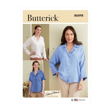 Butterick Sewing Pattern 6898 (B5)  Misses Top 816