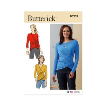 Butterick Sewing Pattern 6909 (A)  Misses Knit Top SXL