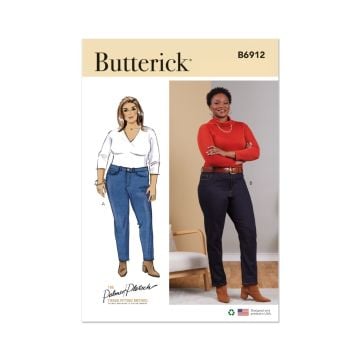 Butterick Sewing Pattern 6912 (W2)  Womens Jeans 2028