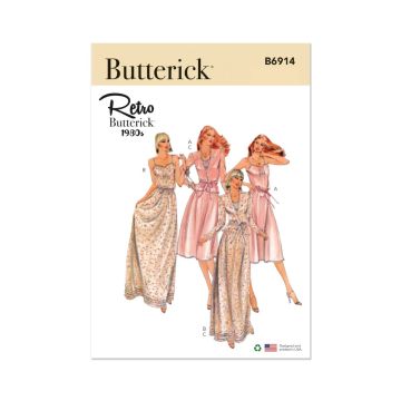 Butterick Sewing Pattern 6914 (A5)  Misses Dress & Jacket 614