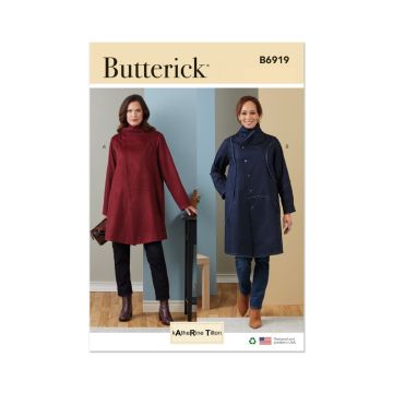 Butterick Sewing Pattern 6919 (B5)  Misses Coat 816