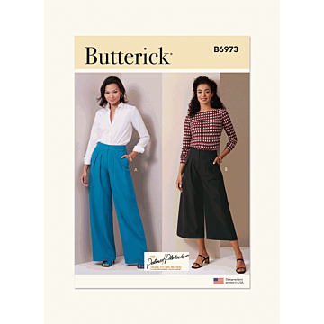 Butterick Sewing Pattern 6973 (K5) Misses' Pants by PalmerPletsch  8-10-12-14-16
