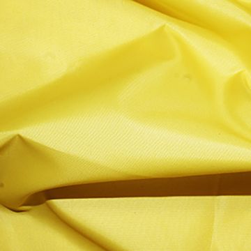 2oz Water Resistant Polyester Fabric Yellow 150cm