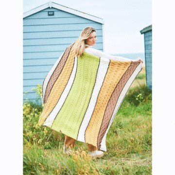 Cablemagoria Knit-Along Blanket in Stylecraft Special Aran by Stuart Hillard -  Meadow  Colourway