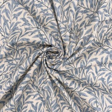 William Morris Willow Bough Cotton Fabric Azure 140cm