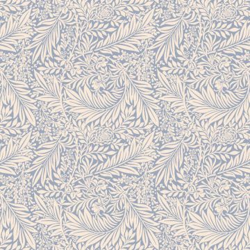 William Morris Larkspur Cotton Fabric Azure 140cm
