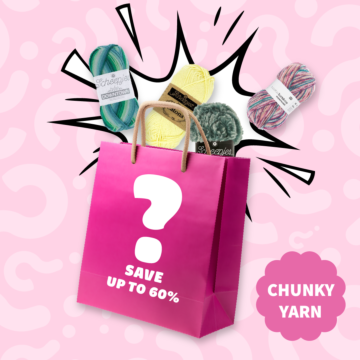 Chunky Yarn Mystery Bag -  Up to 60% OFF or At Least 10 Balls