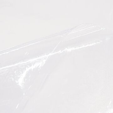Clear Glass Transparent PVC 150 Micron Clear 140cm