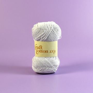 James C Brett Craft Cotton Yarn - 100g Ball