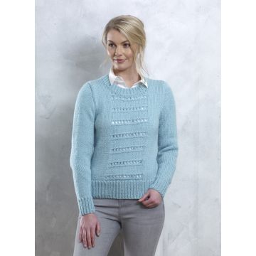Lace Line Cygnet Chunky Knitting Pattern Download CY1312 76-122cm 30-48in