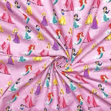 Glamour Princess Digital Print Cotton Fabric Multi 140cm