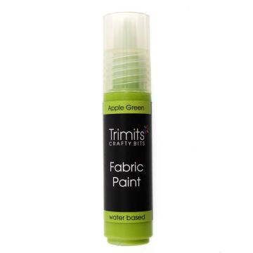 Trimits Fabric Paint Pens Apple Green 20ml
