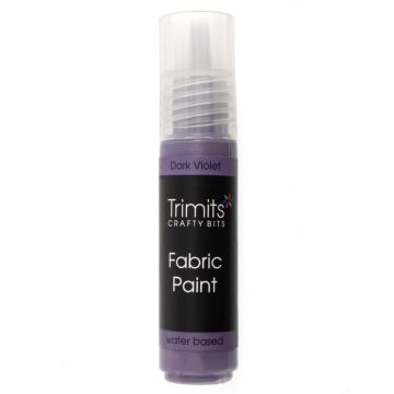 Trimits Fabric Paint Pens Dark Violet 20ml