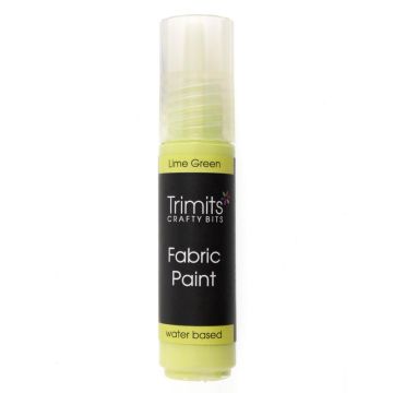 Trimits Fabric Paint Pens Lime Green 20ml