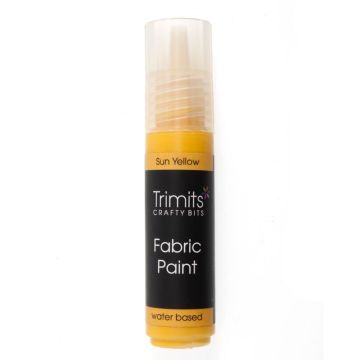 Trimits Fabric Paint Pens Sun Yellow 20ml