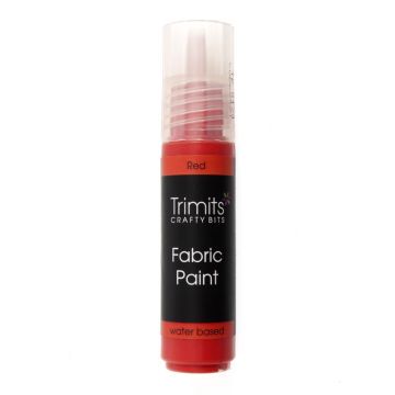 Trimits Fabric Paint Pens Red 20ml