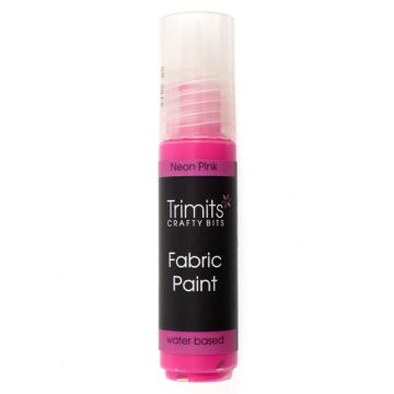 Trimits Fabric Paint Pens Neon Pink 20ml
