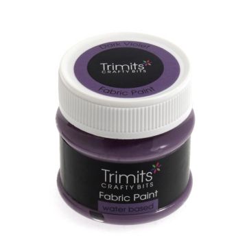 Trimits Fabric Paint Pots Dark Violet 50ml