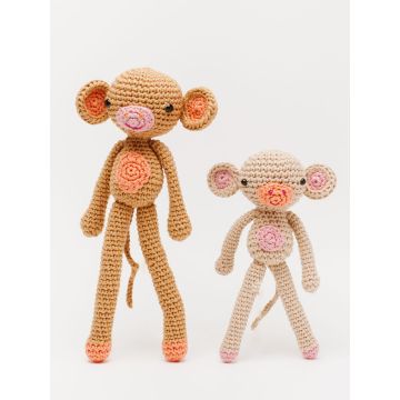 Monkey and Mini Crochet Pattern FREE Download